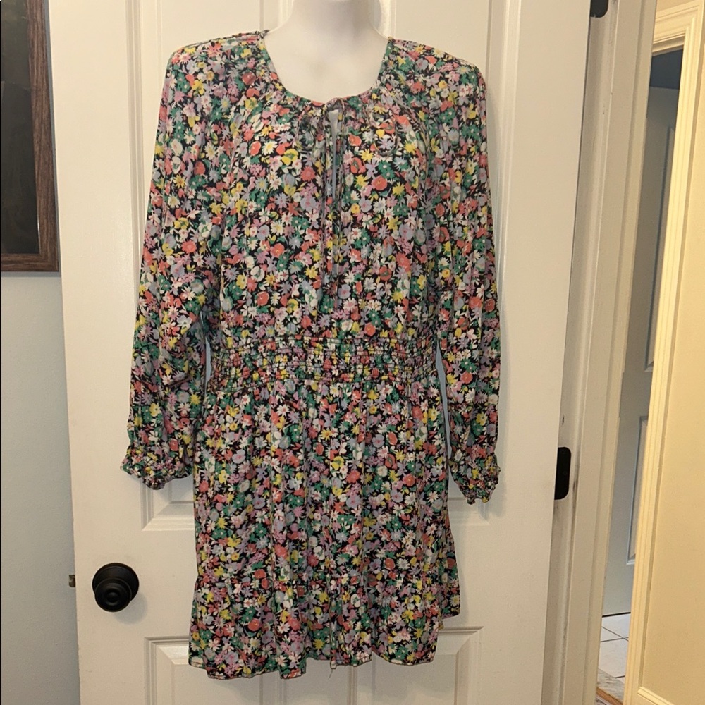 Floral Long Sleeve Dress